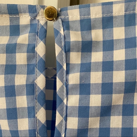 Blue Lace Sleeve Top Liz Claiborne - Picture 4 of 5